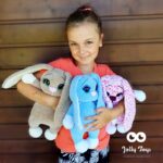 Nimeline suur jänes, käsitöö mänguasi, katsikukingitus sünniandmetega - Image 2