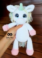 Charming unicorn, crocheted toy, magic unicorn - Image 3