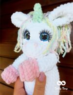 Charming unicorn, crocheted toy, magic unicorn - Image 2