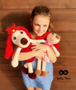 Crocheted doll-dog Roosi, she is Lotte's sister - Image 5