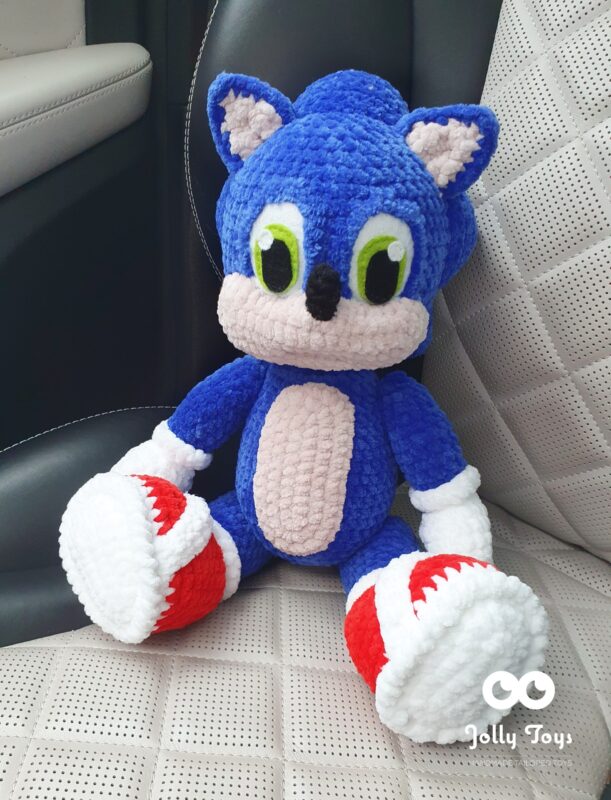 20210222_120238_1614017010412 Hedgehog super Sonic crochet toy - Image 2