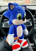 Hedgehog super Sonic crochet toy - Image 4