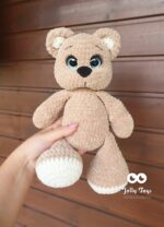 Bear with name and birth details. Named gift - Image 2