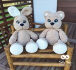 Bear with name and birth details. Named gift - Image 3