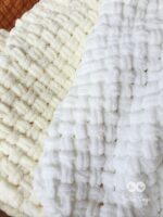 White baby blanket