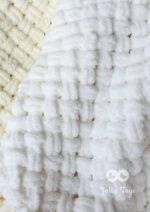 Valge pehme beebitekk