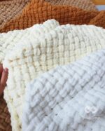 Milky white set: personalised bunny with baby blanket - Image 4