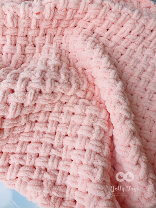20220129_111846_1643479278818 Baby blanket peach - Image 3