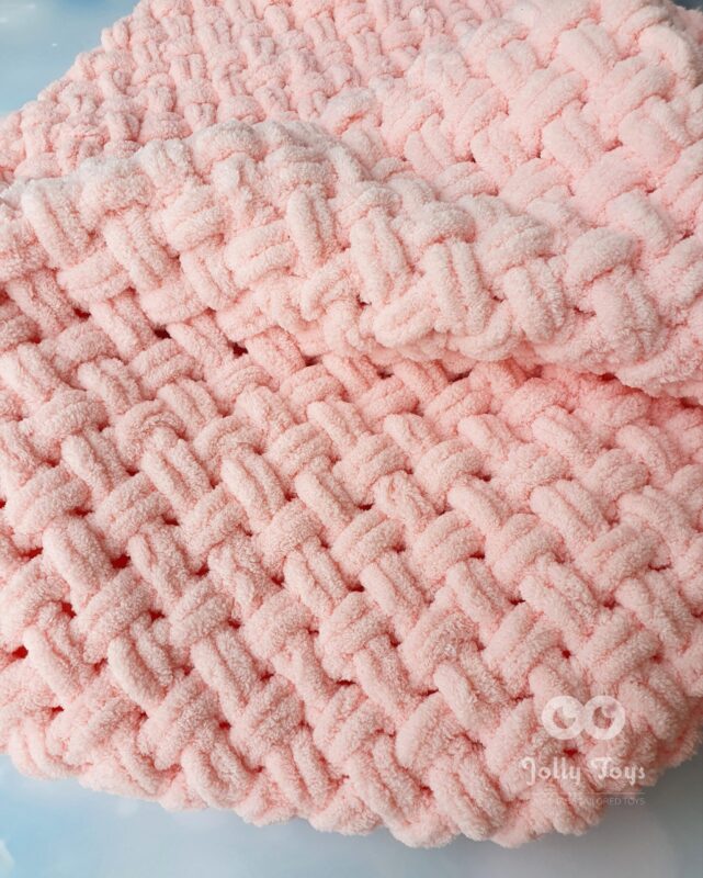 20220129_111910_1643479320194 Baby blanket peach - Image 1