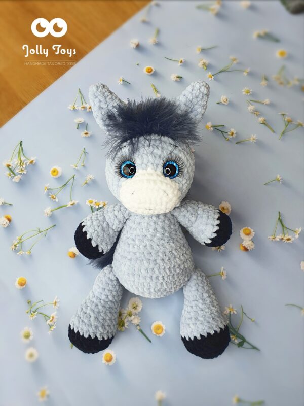 20220405_094703_1649171505214 Donkey.  Handcrafted gift with name and birth details - Image 1