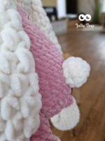 A milky white rabbit in a pink pijama - Image 4