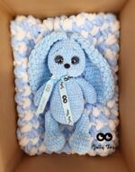 Blue rabbit with long ears. A memorable gift - Image 3