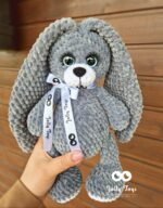 Personalised gray rabbit