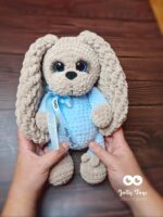 Brown doggy in blue pijama - Image 2