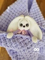 White bunny girl in purple dress - Image 2