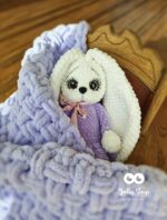 White bunny girl in purple dress - Image 3