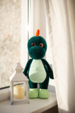 Big crochet Dino. Personalized dinosaur - Image 5