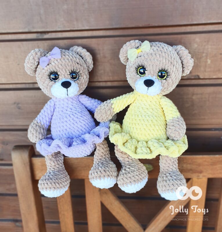 20220306_121859_1646562928133 Lavender bear girl. Named teddy girl - Image 3