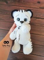 White tiger symbol of the year 2022. Named gift