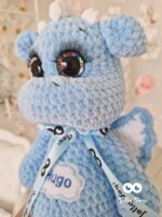 Helesinine/valge draakon Nimeline katsikukingitus - Image 2