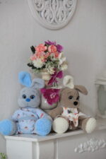 Set: baby clothes for a boy (0-3 months) + bunny. Gift box with name and date of birth - Image 4