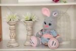 Set: baby clothes for a girl (0-3 months) + bunny. Gift box with name and date of birth - Image 3
