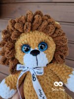 Dark yellow lion. Personalised gift - Image 2