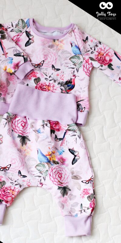 IMG_9130_1651400831430 Set: baby clothes for a girl (0-3 months) + cat. Gift box with name and date of birth - Image 3