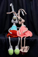 An eye-catching interior accessory for the interior - rabbit girl - Image 5