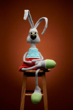 An eye-catching interior accessory - big rabbit boy