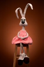 An eye-catching interior accessory for the interior - rabbit girl