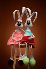 An eye-catching interior accessory for the interior - rabbit girl - Image 2