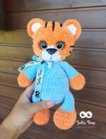 Tiger Boy in Blue Pajamas