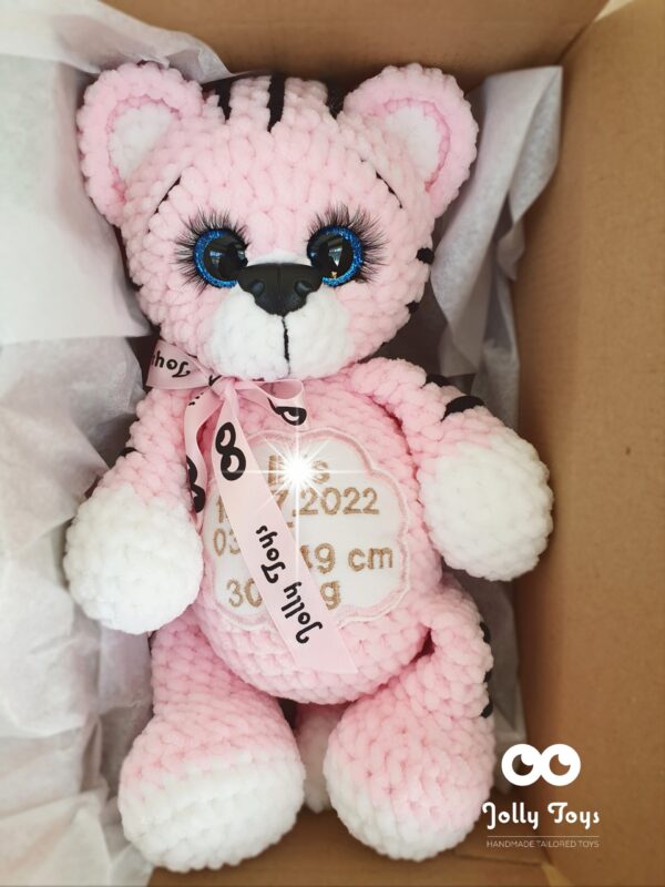 20220811_142715_1660491388729 Tiger girl in pink pajamas-symbol of the year 2022 - Image 2