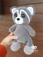 Personalised crocheted raccoon - Image 4