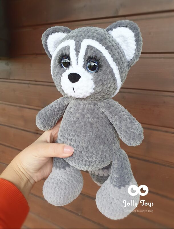 20221110_113549_1668162743745 Personalised crocheted raccoon - Image 4