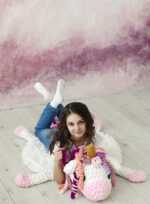 Handmade unicorn rug, children's rug, soft sheep Home decore