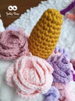 Käsitöövaip, lastevaip, pehme võluv ükssarvik Heegeldatud vaip - Image 3