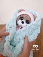 Sleepy teddy in pink pijama - Image 3