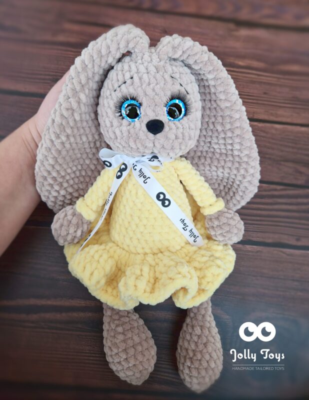 20230311_133733_1678535176525 Yellow set: baby blanket and bunny - Image 2