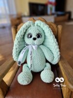 Mint Green Rabbit Gender Neutral Name Gift - Image 2