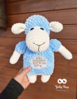 Aries, light blue sheep
