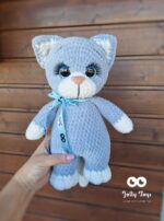 Big grey cat, symbol of the year 2023 personalised toy