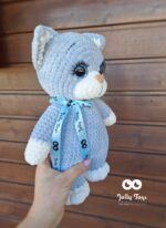 Big grey cat, symbol of the year 2023 personalised toy - Image 3