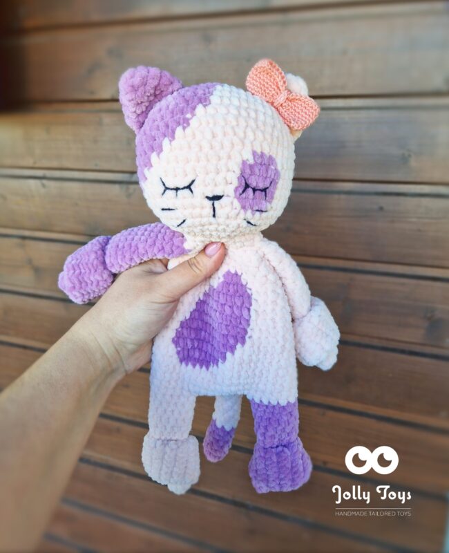 20230419_104210_1681890747158_1681890795570 Sleeping Beauty personalised cat comforter toy - Image 1