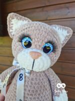 Big brown cat, symbol of the year 2023 personalised toy - Image 2