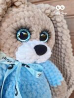 Brown bunny with blue pijama - Image 2