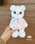 Valentine's Day white teddy