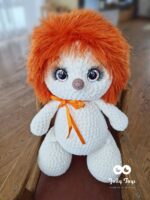 Orange hedgehog with silky spines - Image 2