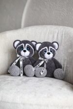 Personalised crocheted raccoon - Image 3